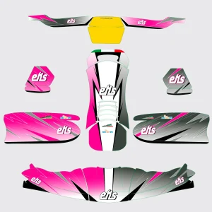 EKS283P – EKS 2025 STICKER SET FOR BODYWORK MOD.507-509 PINK